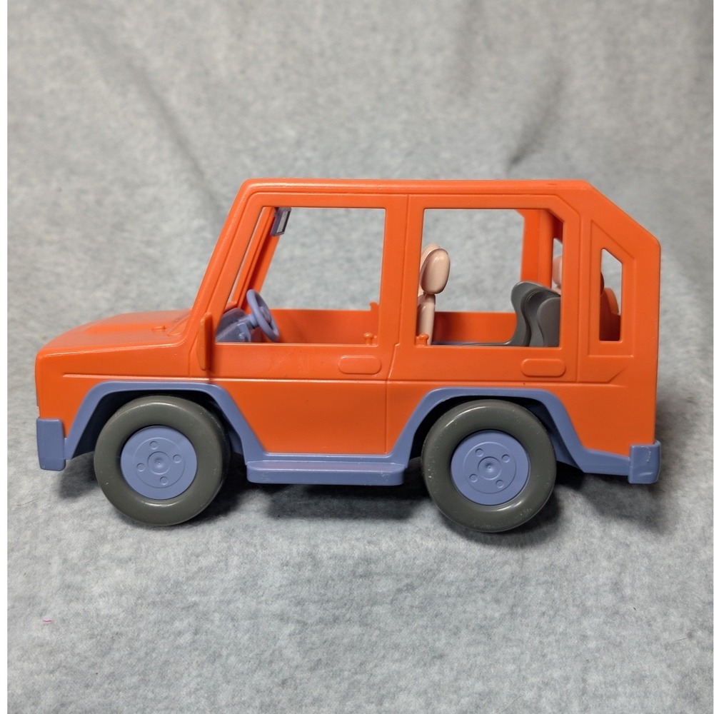 Bluey Heeler Family 4WD SUV Toy Vehicle Orange Car Collectible
